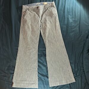 GAP Vintage Wide Leg Trouser Jeans 12R Pinstripe